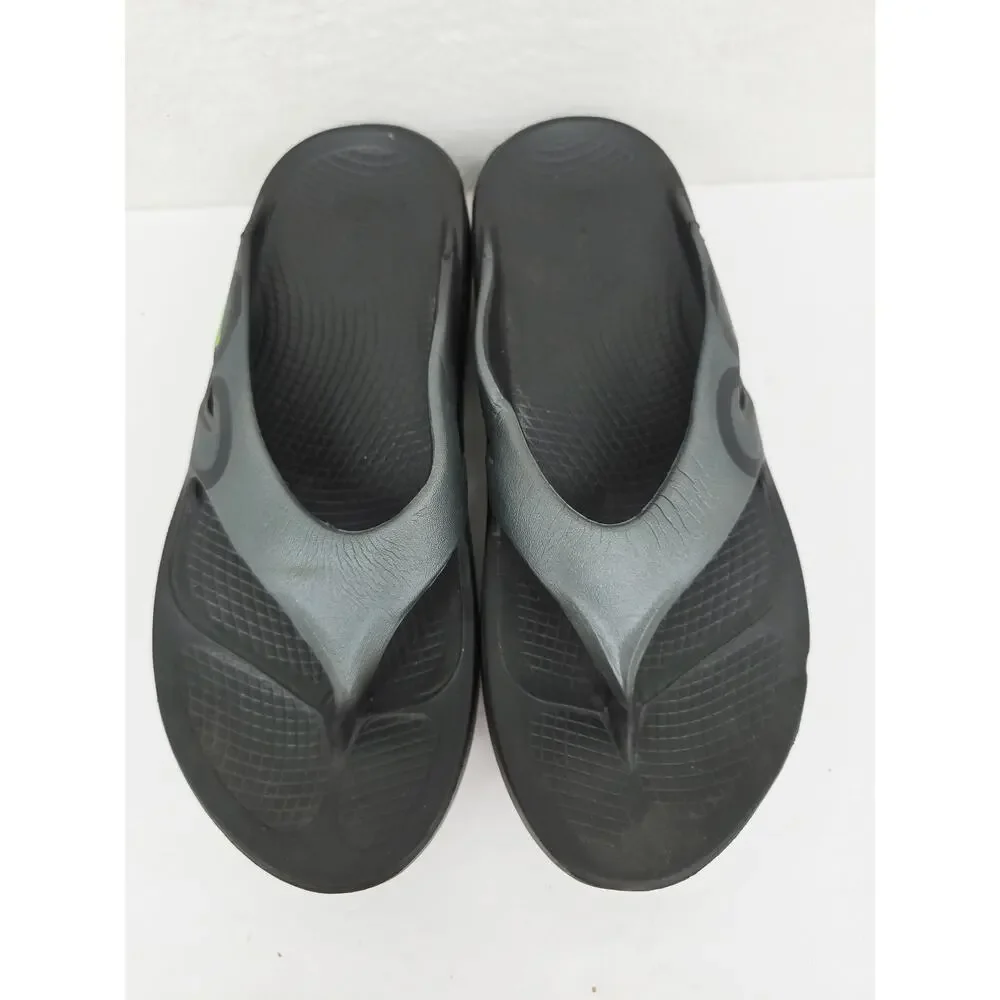 OOFOS Ooriginal Unisex Recovery Flip-Flops Thong Sandals Black M9 W11
